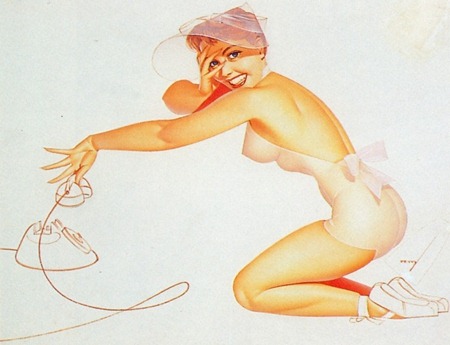 George Petty created 'The Petty Girl' – she was an American pin-up icon who 