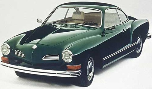 The Volkswagen Karmann Ghia is a 2 2 coupe and convertible marketed from